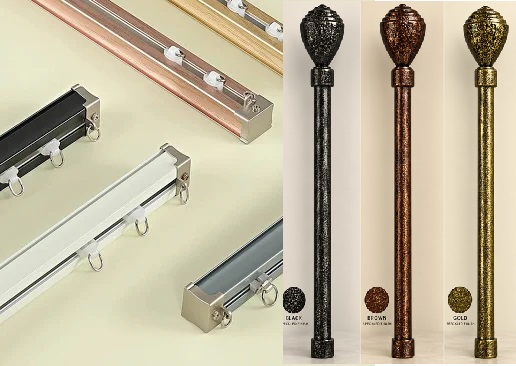 Curtain Rails and Curtain Rods in Kenya