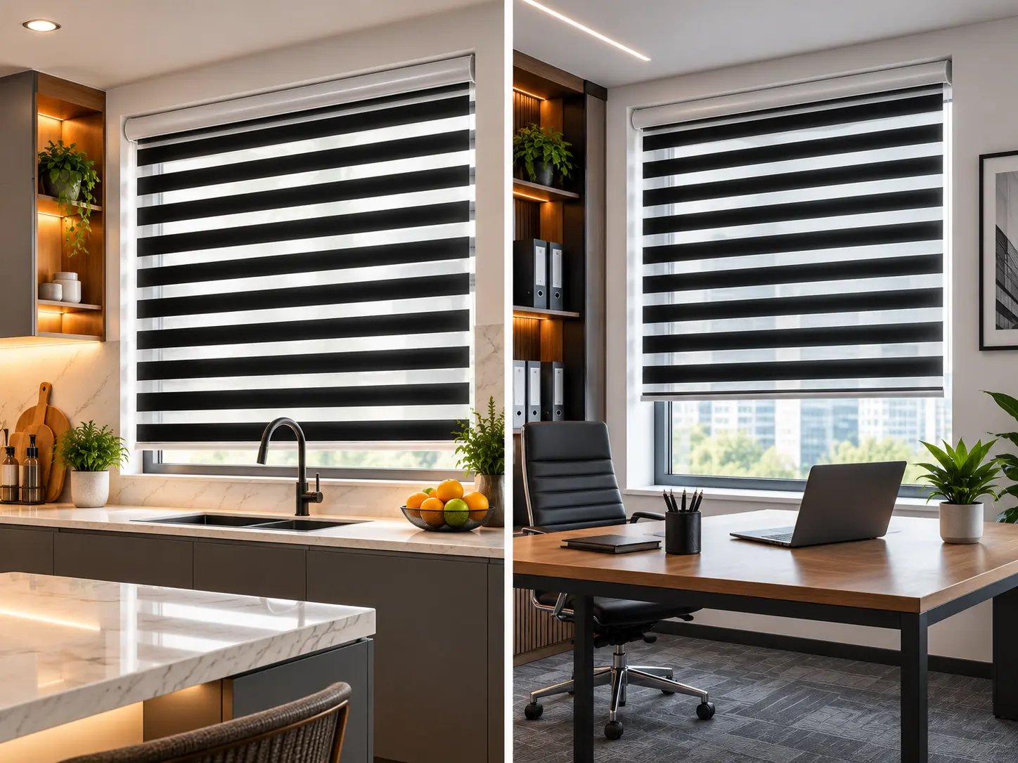 Zebra blind